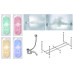 Слив-перелив Timo Комплект ROHA1770 +каркас+ ROHA1770-KT17-SPV1505-T-CM-T-BM-T-CT 170х70