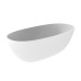 Ванна Timo SATU SATU1750 175х81, Овальная, Белый, Искусственный камень, Solid surface (искусственный камень)