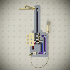 Душевая система Timo Tetra-thermo SX-0199/17SM, Золото матовое, Встроенный, Латунь
