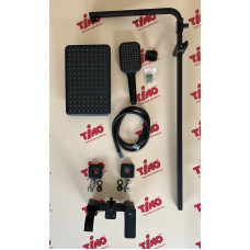 Душевая система Timo Selene SX-1013/03, Черный матовый, Латунь Душевая система Timo Selene SX-1013/03, Черный матовый, Латунь