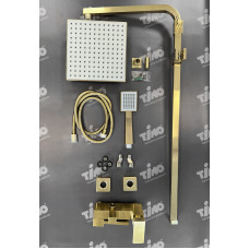 Душевая система Timo Selene SX-2013/17, Золото матовое, Латунь Душевая система Timo Selene SX-2013/17, Золото матовое, Латунь
