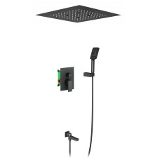 Душевая система Timo Selene SX-2039/03SM, Черный матовый, Встроенный, Латунь