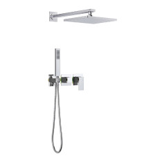 Душевая система Timo Selene SX-2169/00SM, Хром, Встроенный, Латунь