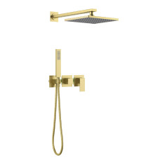 Душевая система Timo Selene SX-2169/17SM, Золото матовое, Встроенный, Латунь