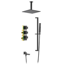 Душевая система Timo Selene SX-2239/03SM, Черный матовый, Встроенный, Латунь Душевая система Timo Selene SX-2239/03SM, Черный матовый, Встроенный, Латунь