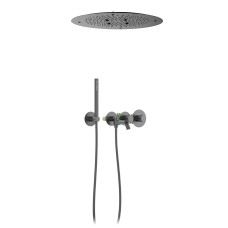 Душевая система Timo Saona SX-2358/18SM, Черное золото, Встроенный, Латунь