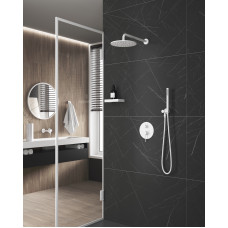 Душевая система Timo Saona SX-2369/16SM, Белый матовый, Встроенный, Латунь