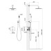 Душевая система Timo Saona SX-2369/19SM, Розовое золото, Встроенный, Латунь