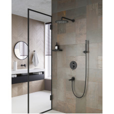 Душевая система Timo Saona SX-2379/03SM, Черный матовый, Встроенный, Латунь