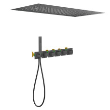 Душевая система Timo Petruma SX-5329/03SM, Черный матовый, Встроенный, Латунь Душевая система Timo Petruma SX-5329/03SM, Черный матовый, Встроенный, Латунь