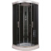 Душевая кабина Timo Standart T-1101 100х100, Матовый, Стекло черный, Четверть круга, Акрил Душевая кабина Timo Standart T-1101 100х100, Матовый, Стекло черный, Четверть круга, Акрил