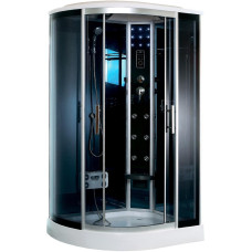 Душевая кабина Timo Standart T-1102R 120х85, Матовый, Стекло черный, Угловая-асимметричная, Акрил