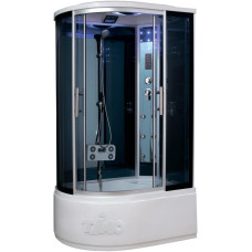 Душевая кабина Timo Standart T-1110R 110х85, Матовый, Стекло черный, Угловая-асимметричная, Акрил