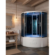 Душевая кабина Timo Standart T-1135 135х135, Матовый, Стекло зеркальный, Четверть круга, Акрил