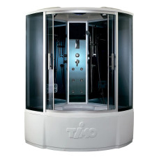 Душевая кабина Timo Standart T-1155 150х150, Матовый, Стекло зеркальный, Четверть круга, Акрил