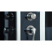 Душевая кабина Timo Standart T-1180 80х80, Матовый, Стекло черный, Четверть круга, Акрил Душевая кабина Timo Standart T-1180 80х80, Матовый, Стекло черный, Четверть круга, Акрил