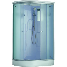 Душевая кабина Timo Standart T-5502R 120х85, Алюминий, Стекло белый, Угловая-асимметричная, Акрил