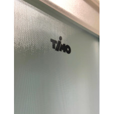 Душевая кабина Timo Standart T-6600SF 100х100, Хром, Стекло белый, Четверть круга, Акрил