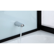 Душевая кабина Timo Standart T-6601PDS 100х100, Хром, Стекло матовый, Четверть круга, Акрил