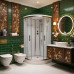 Душевая кабина Timo Standart T-6609SF 90х90, Хром, Стекло белый, Четверть круга, Акрил Душевая кабина Timo Standart T-6609SF 90х90, Хром, Стекло белый, Четверть круга, Акрил