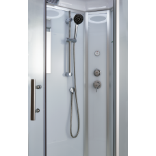 Душевая кабина Timo Standart T-6615SF 120х90, Хром, Стекло белый, Прямоугольная, Акрил
