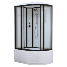 Душевая кабина Timo T-6620BFL-T-STUN 120х85, Черный, Асимметричная, Акрил