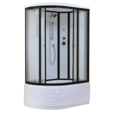 Душевая кабина Timo Standart T-6620BFR 120х85, Черный, Стекло белый, Угловая-асимметричная, Акрил