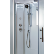 Душевая кабина Timo Standart T-6620SFL 120х85, Хром, Стекло белый, Угловая-асимметричная, Акрил