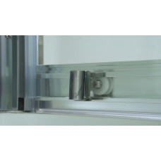 Душевая кабина Timo Lux T-7709(NEW) 90х90, Хром, Стекло белый, Четверть круга, Акрил