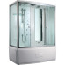 Душевая кабина Timo Lux T-7750(NEW) 150х88, Хром, Стекло белый, Прямоугольная, Акрил