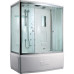 Душевая кабина Timo Lux T-7750 150х88, Хром, Стекло белый, Прямоугольная, Акрил