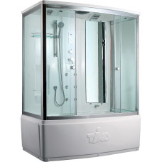 Душевая кабина Timo Lux T-7770(NEW) 170х88, Хром, Стекло белый, Прямоугольная, Акрил