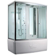 Душевая кабина Timo T-7770-T-STUN 170х88, Хром, Прямоугольная, Акрил