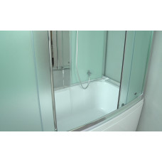 Душевая кабина Timo Comfort T-8800F 100х100, Хром, Стекло белый, Четверть круга, Акрил Душевая кабина Timo Comfort T-8800F 100х100, Хром, Стекло белый, Четверть круга, Акрил