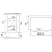 Душевая кабина Timo Comfort T-8850F 150х88, Хром, Стекло белый, Прямоугольная, Акрил Душевая кабина Timo Comfort T-8850F 150х88, Хром, Стекло белый, Прямоугольная, Акрил