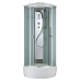 Душевая кабина Timo Comfort T-8880C 80х80, Хром, Стекло белый, Четверть круга, Акрил Душевая кабина Timo Comfort T-8880C 80х80, Хром, Стекло белый, Четверть круга, Акрил