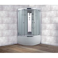 Душевая кабина Timo Comfort T-8890F 90х90, Хром, Стекло белый, Четверть круга, Акрил