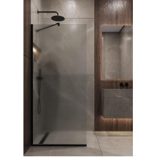 Душевая перегородка Timo T11 195х119, Стекло матовое, Напольный, Черный Душевая перегородка Timo T11 195х119, Стекло матовое, Напольный, Черный
