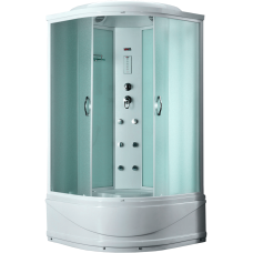 Душевая кабина Timo TE-0700-T-STUN 100х100, Белый, Четверть круга, Акрил
