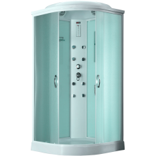 Душевая кабина Timo TE-0709-T-STUN-T-CH/C 90х90, Белый, Четверть круга, Акрил