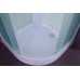 Душевая кабина Timo Eco TE-0709 90х90, Белый, Стекло белый, Четверть круга, Акрил Душевая кабина Timo Eco TE-0709 90х90, Белый, Стекло белый, Четверть круга, Акрил