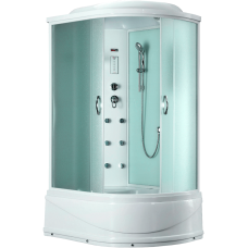 Душевая кабина Timo Eco TE-0720L 120х80, Белый, Стекло белый, Угловая-асимметричная, Акрил