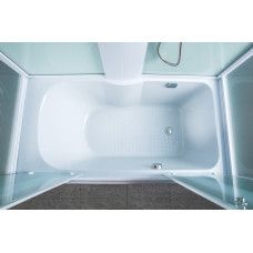 Душевая кабина Timo TE-0750-T-STUN 148х80, Белый, Прямоугольная, Акрил