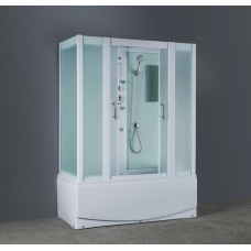 Душевая кабина Timo Eco TE-0770 168х80, Белый, Стекло белый, Прямоугольная, Акрил