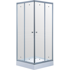Душевой уголок Timo TL-1102R 100х100, Хром, Раздвижные, Квадратная, Акрил Душевой уголок Timo TL-1102R 100х100, Хром, Раздвижные, Квадратная, Акрил