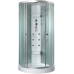 Душевая кабина Timo Lux TL-1503 102х102, Хром, Стекло белый, Четверть круга, Акрил