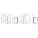Душевая кабина Timo TL-1504L-T-STUN 110х85, Хром, Прямоугольная, Акрил Душевая кабина Timo TL-1504L-T-STUN 110х85, Хром, Прямоугольная, Акрил
