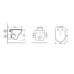 Инсталляция Weltwasser AMBERG 350 + BAARBACH 004 GL-WT + AMBERG RD-BL 10000012284