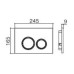 Инсталляция Weltwasser AMBERG 350 + BAARBACH 004 GL-WT + AMBERG RD-BL 10000012284