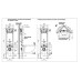 Инсталляция Weltwasser AMBERG 350 ST + BAARBACH 004 GL-WT + AMBERG RD-CR 10000006501